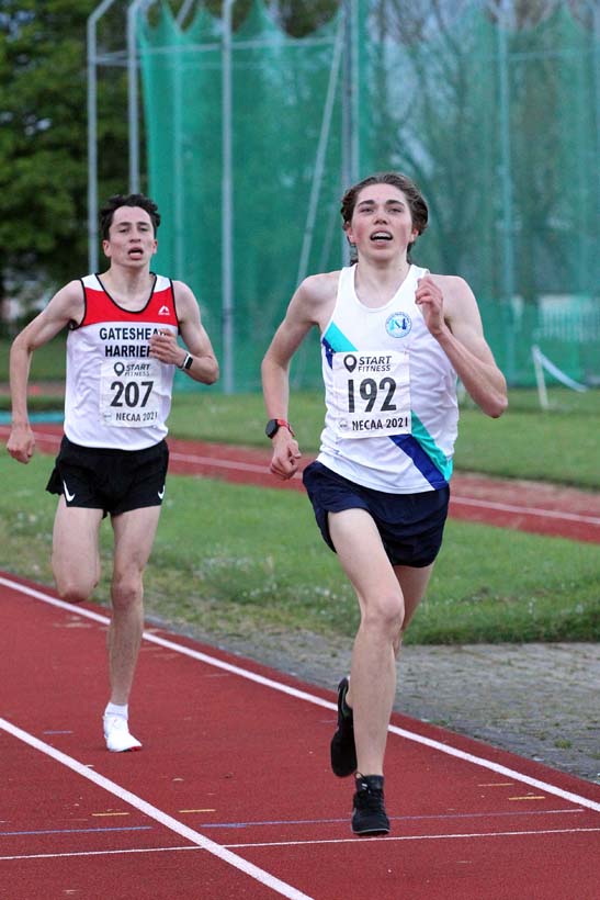 3000 metres, 2021 North East Grand Prix No. 2, Monkton, Wednesday, May 19th. Photo: David T. Hewitson/Sports for All Pics
